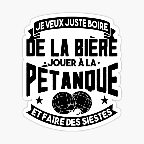 Petanque Cadeau Sticker