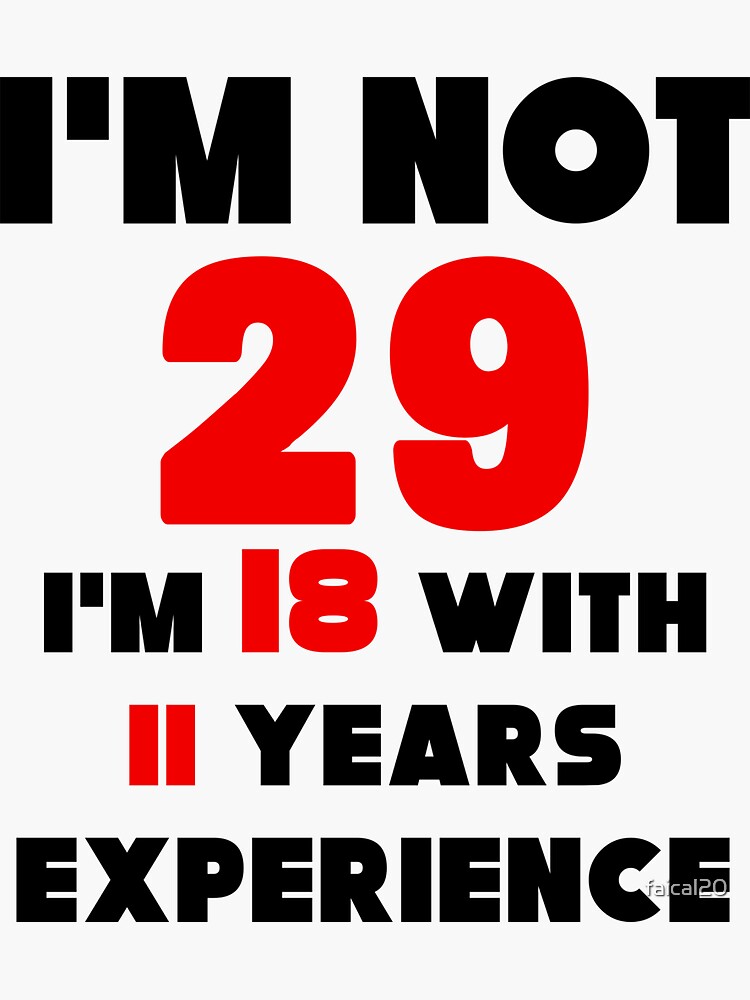 its-my-29th-birthday-happy-birthday-gift-sticker-by-faical20-redbubble