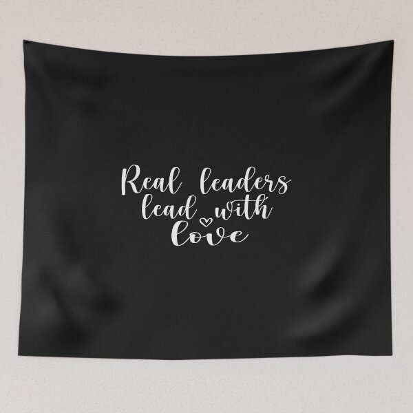 Item preview, real leaders lead with love designed and sold by yoyodsing15.