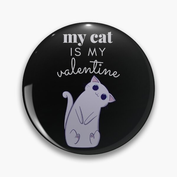 Item preview, My cat is my valentine  designed and sold by Think-Kitten.