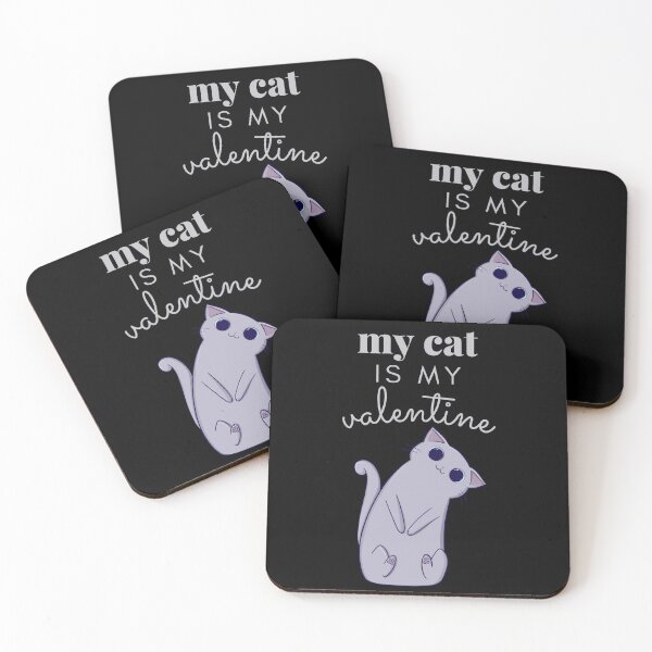 Item preview, My cat is my valentine  designed and sold by Think-Kitten.