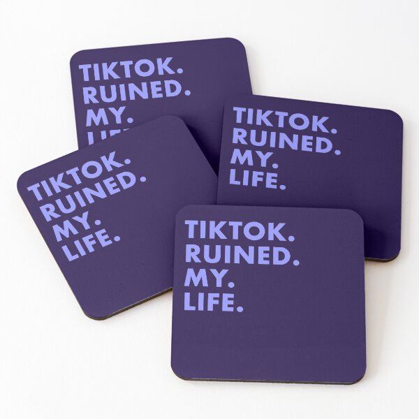 Item preview, tiktok ruined my life designed and sold by SIRAKIRI.