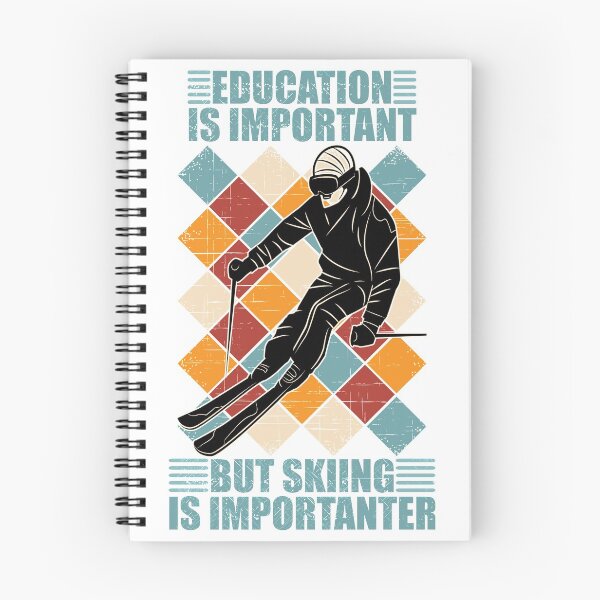 Item preview, Education Is Important But Skiing Is Importanter designed and sold by Adel Qasem.