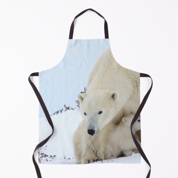 Item preview, Mother plar bear watching over potential hazards designed and sold by Marion Joncheres.