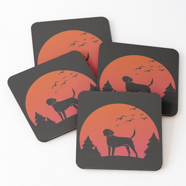Artikelvorschau, Labrador Retriever in the Wild | Sonnenaufgang Silhouette entworfen und verkauft von stuff-n-stuff.