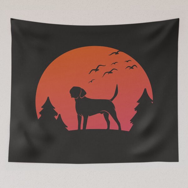 Artikelvorschau, Labrador Retriever in the Wild | Sonnenaufgang Silhouette entworfen und verkauft von stuff-n-stuff.