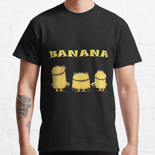 Naked Minions starren auf eine Banane, Naked Minion Shirt Geschenk, Unisex T-Shirt Classic T-Shirt
