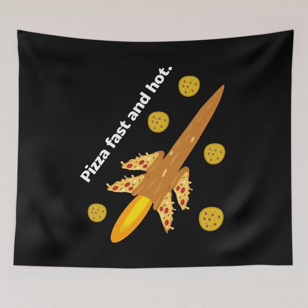 Item preview, Fast and hot, pizza is my life designed and sold by Bodino.
