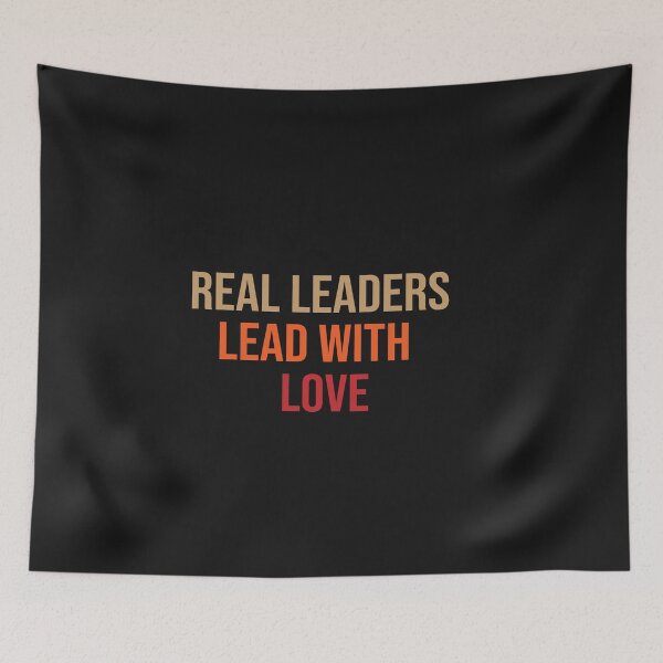Item preview, real leaders lead with love designed and sold by yoyodsing15.