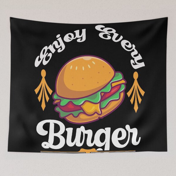 Item preview, Enjoy Every Burger designed and sold by hakiseller.