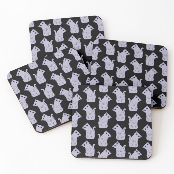 Item preview, Cute grey cat pattern  designed and sold by Think-Kitten.