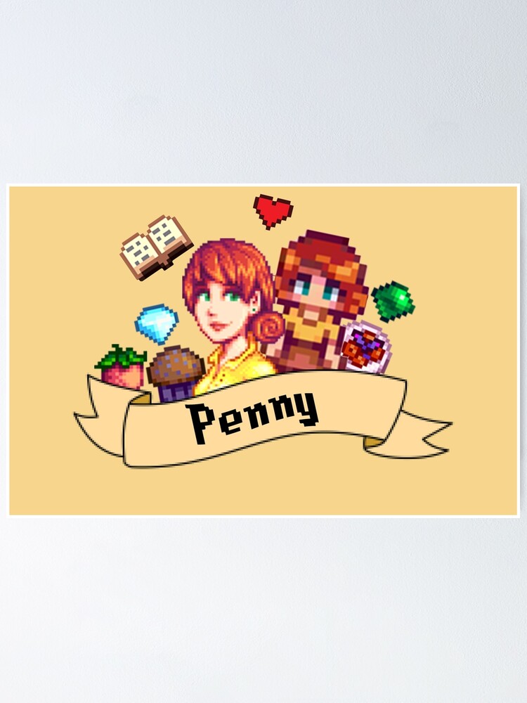 "Penny Stardew Valley" Poster for Sale by ZoeAlexisTreher Redbubble