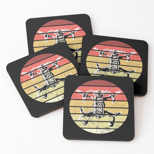 Item preview, Quadrocopter Racing Drone in Retro Sunset designed and sold by Denis Rösler.