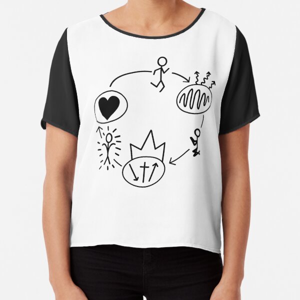 Three Circles Gospel Chiffon Top