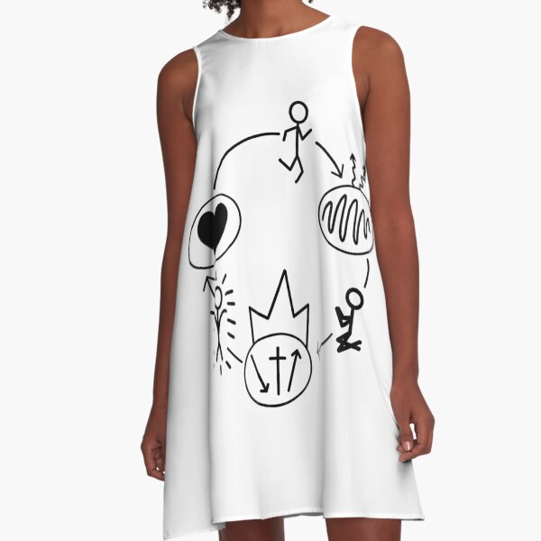 Three Circles Gospel A-Line Dress