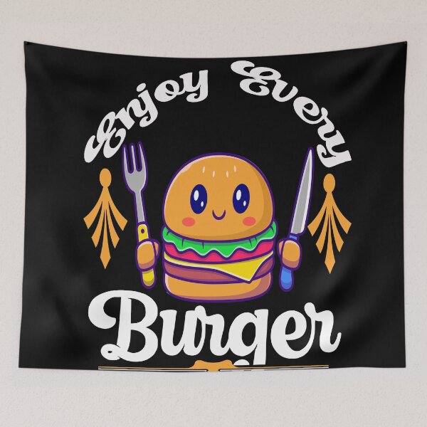 Item preview, Enjoy Every Burger designed and sold by hakiseller.