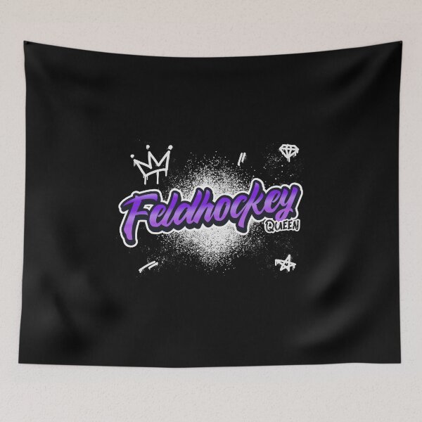 Item preview, Feldhockey Queen Pop-Art Text-Design Geschenk designed and sold by Kalli-design.