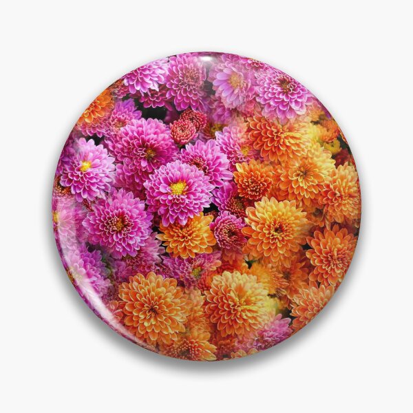 Item preview, Pink and Orange Mums designed and sold by dbvirago.