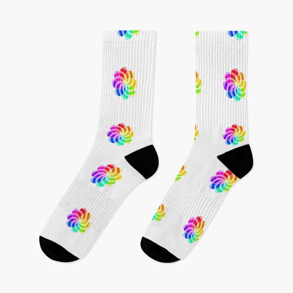 Item preview, Rainbow Abstract Flower designed and sold by Chronically-art.