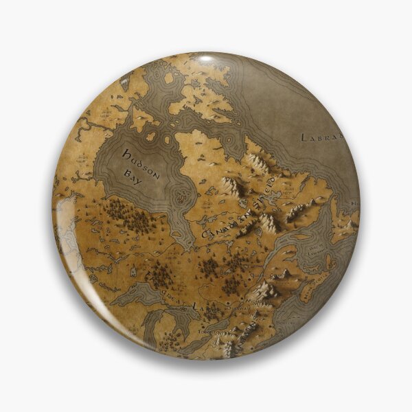 Item preview, Map of Canada - Fantasy Theme designed and sold by Callum Ogden.