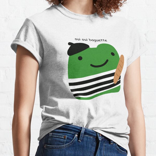 oui oui baguette french frog Classic T-Shirt