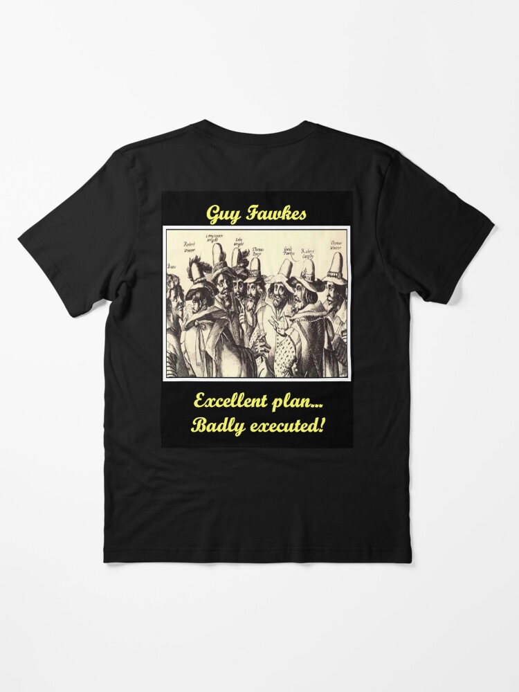 Alternate view of Guy Fawkes Essential T-Shirt