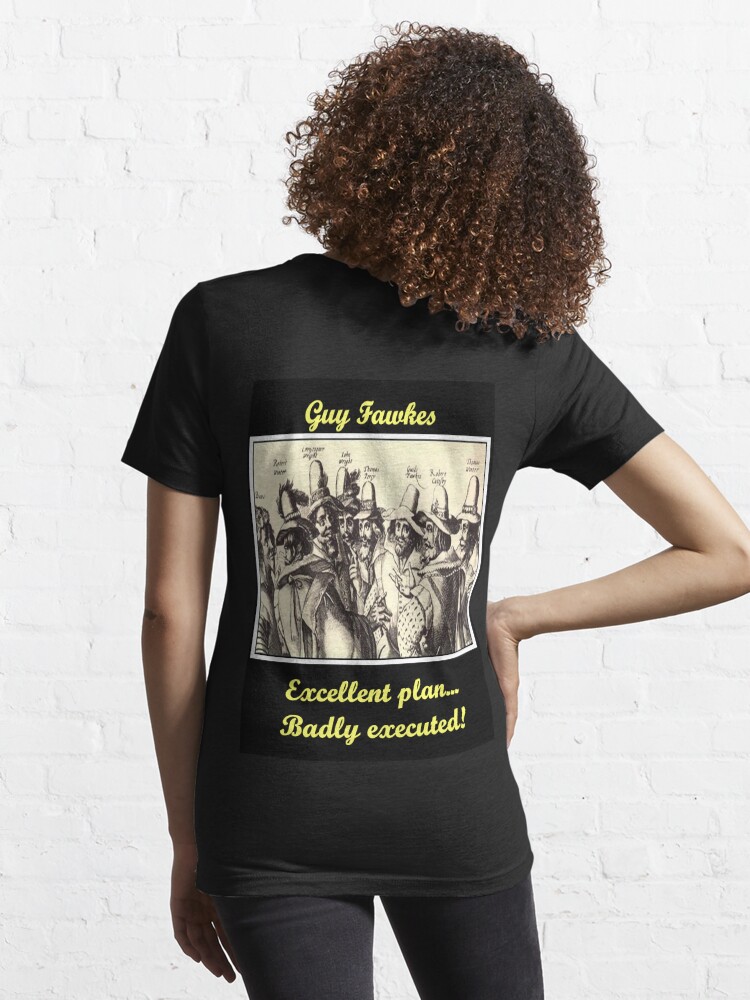 Alternate view of Guy Fawkes Essential T-Shirt