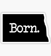 North Dakota Born ND Sticker