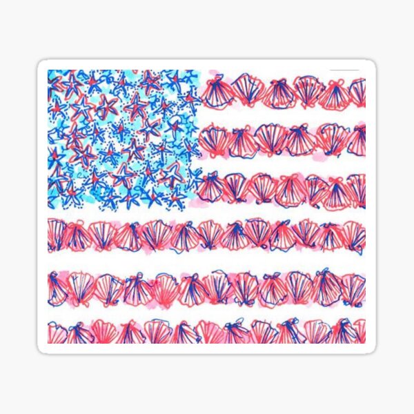 American Lilly Sticker