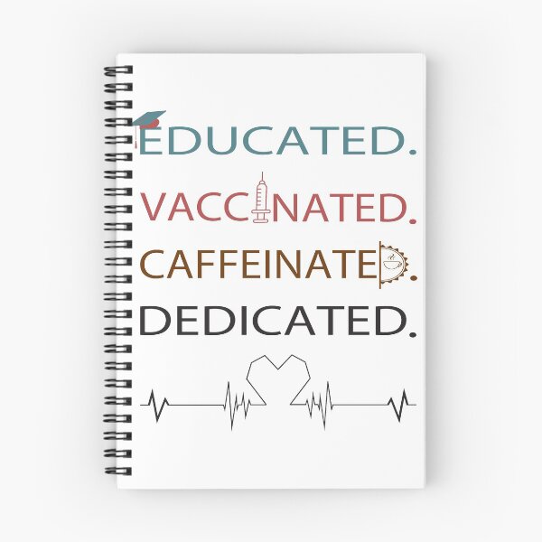 Item preview, Educated Vaccinated Caffeinated Dedicated designed and sold by Aminepop.