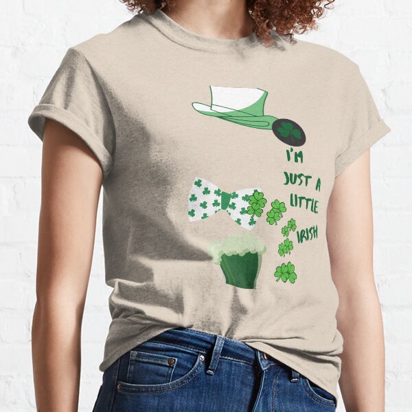 I'm Just a Little Irish Invisible Dachshund Classic T-Shirt