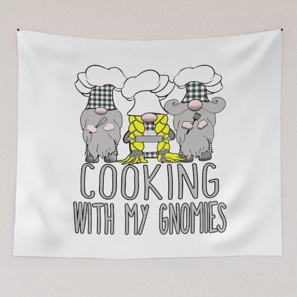 Item preview, 3 Nordic Gnomes Chefs Cooks Cooking With My Gnomies designed and sold by funnytshirtemp.