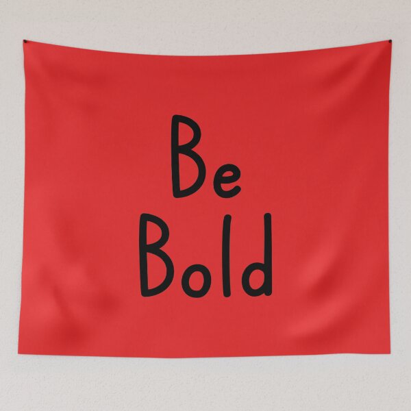 Item preview, Be Bold on Red designed and sold by Whoopsidoodle.