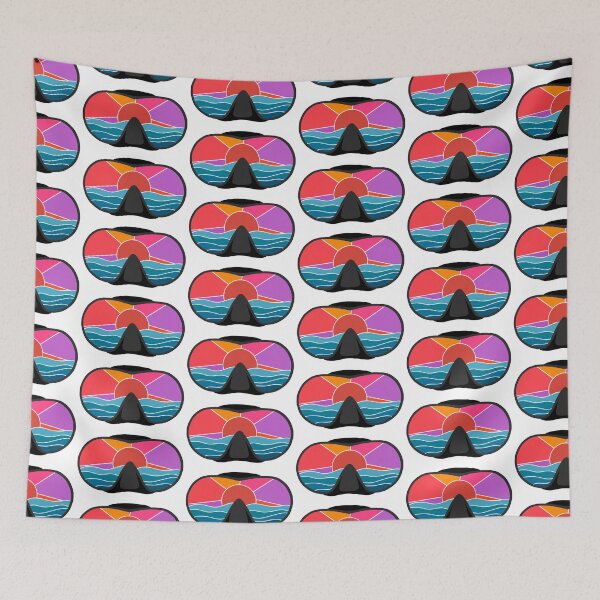 Item preview, scuba dive mask – sunset designed and sold by brightsuns.