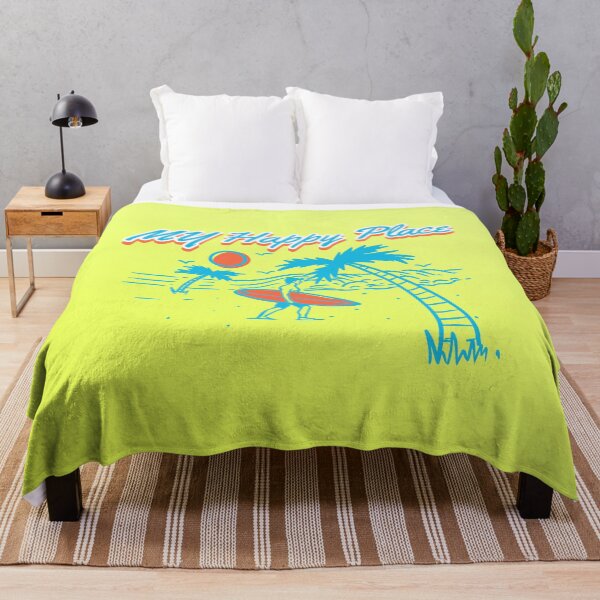 Item preview,  Beach My Happy Place Surfing designed and sold by Dubbra.