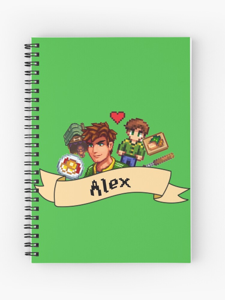 Alex Stardew Valley Spiralblock Von Zoealexistreher Redbubble