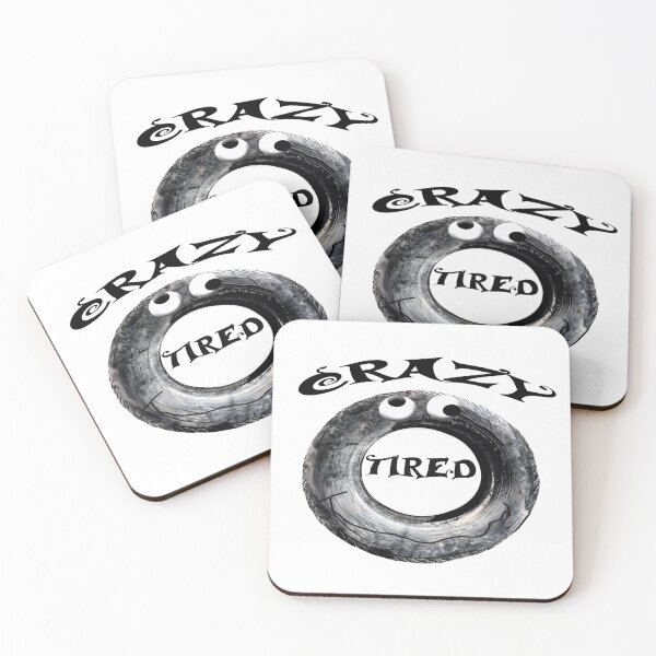Item preview, crazy tired funny tire wheel design  designed and sold by Stephanie  Skeem.