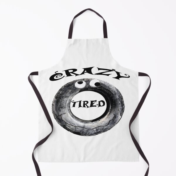Item preview, crazy tired funny tire wheel design designed and sold by Stephanie Skeem.