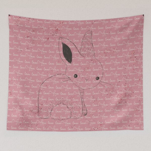 Item preview, Cute Little Love Bunny designed and sold by MixinMadness.
