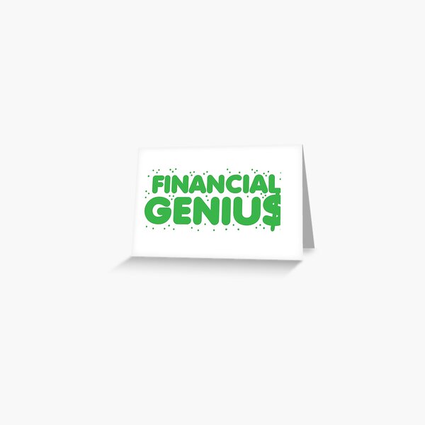 Item preview, Financial genius $ designed and sold by jazzydevil.