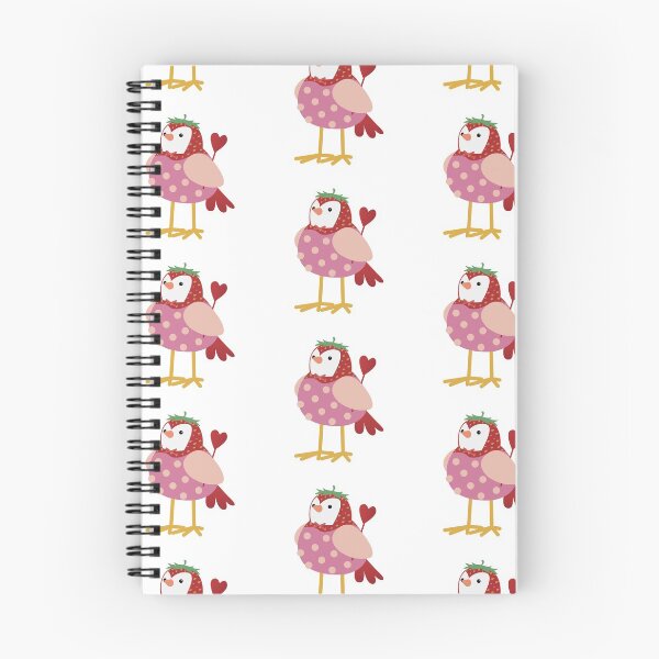 Item preview, Pink Strawberry Bird designed and sold by TwoBusyBabes.