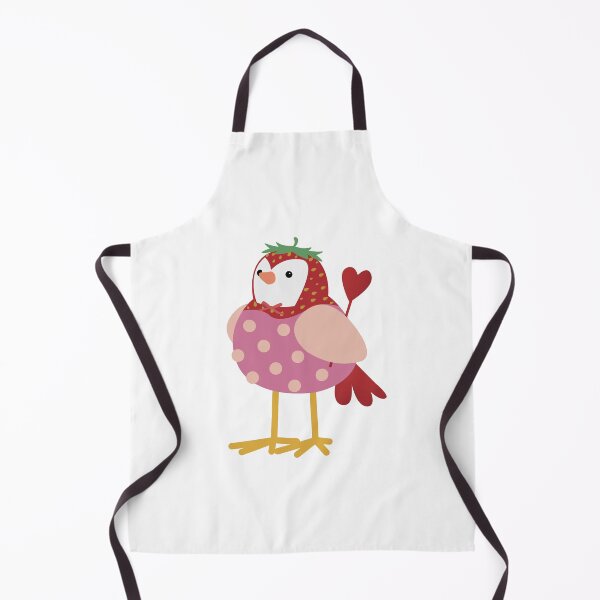Item preview, Pink Strawberry Bird designed and sold by TwoBusyBabes.