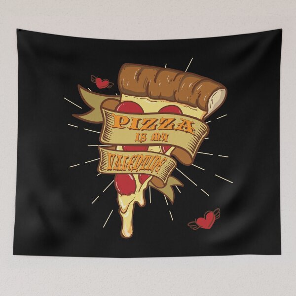 Item preview, Pizza is my Valentine, Funny Valentine’s Day, Single Food Lover, Gift for Foodies, Pizza Enthusiast  designed and sold by KC1max.