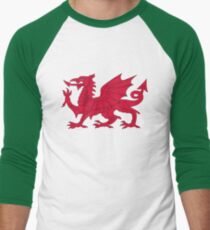 Wales Men's Baseball ¾ T-Shirt