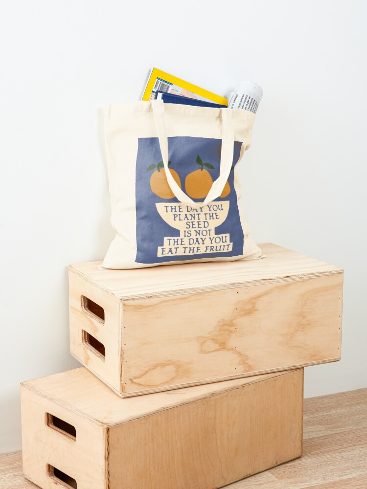 Thumbnail 4 of 5, Tote Bag, Aesthetic quote tote bag design designed and sold by sheilalangarita.