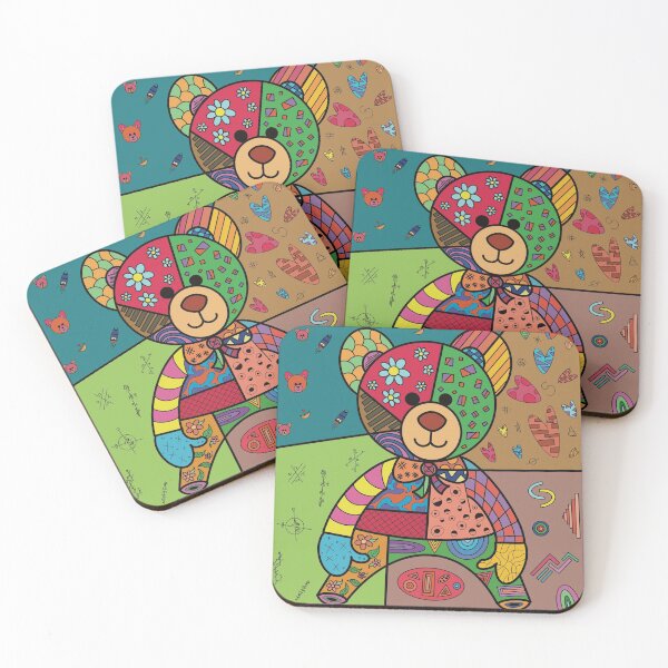 Item preview, Colorful teddybear designed and sold by DomaDoma.