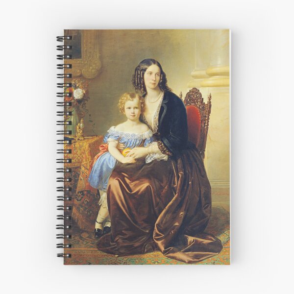 Item preview, Leonie Gräfin Lanckorońska, with Her Son, Karl - Karl von Blaas designed and sold by brushandframes.