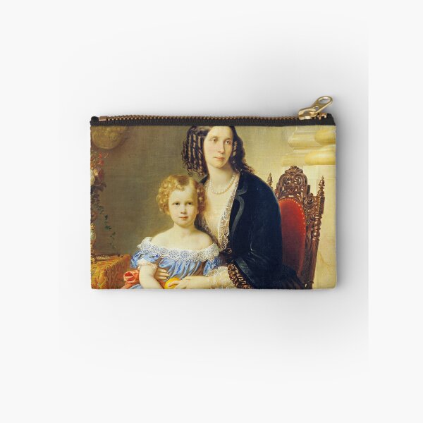 Item preview, Leonie Gräfin Lanckorońska, with Her Son, Karl - Karl von Blaas designed and sold by brushandframes.