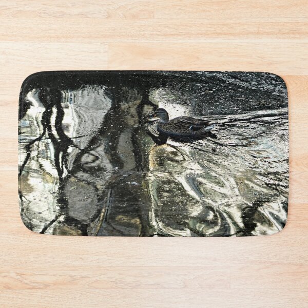 Item preview,  Lake Water Reflection Mallard Duck Swimming designed and sold by Anna Lemos.