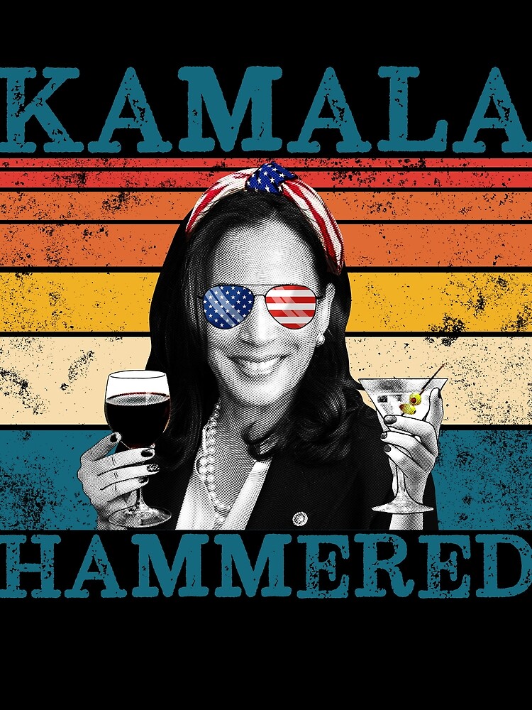 Thumbnail 3 von 3, Tuch, Kamala Hammered Retro Drinking Vice President Harris Gear designt und verkauft von DynamicDesign.